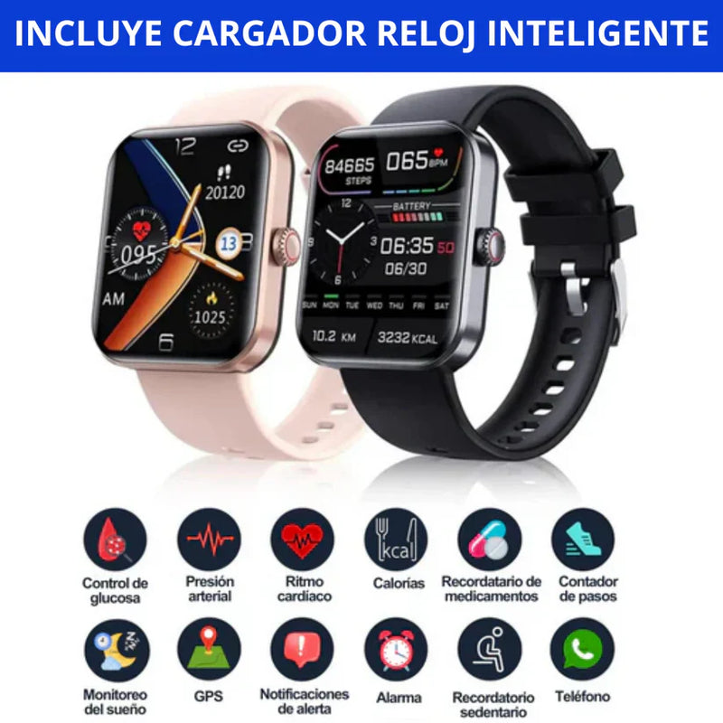 Reloj Smartwatch GXSM™ Inteligente Gluco-Monitor